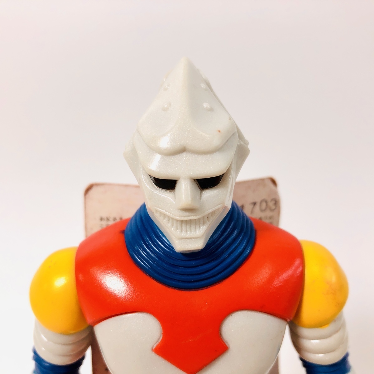中古品 ゴジラシリーズ ジェットジャガー 1993 ソフビ バンダイ|紙タグ