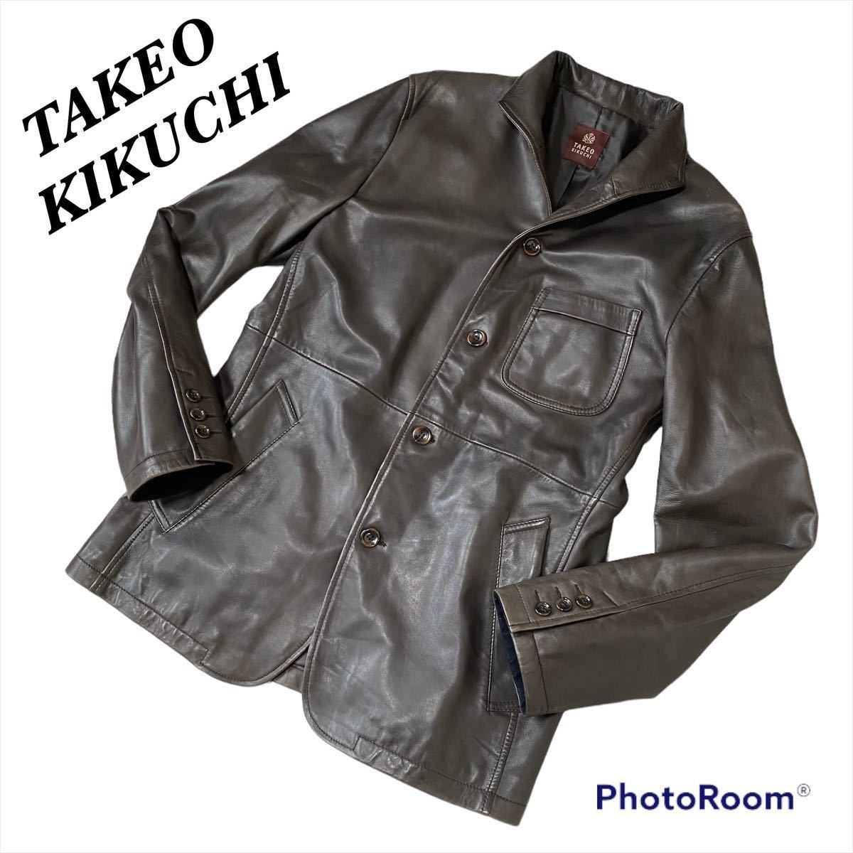TAKEO KIKUCHI 【極上のラムレザー】 タケオキクチ ラムレザー TAKEO KIKUCHI 【極上のラムレザー】 タケオキクチ ラムレザー