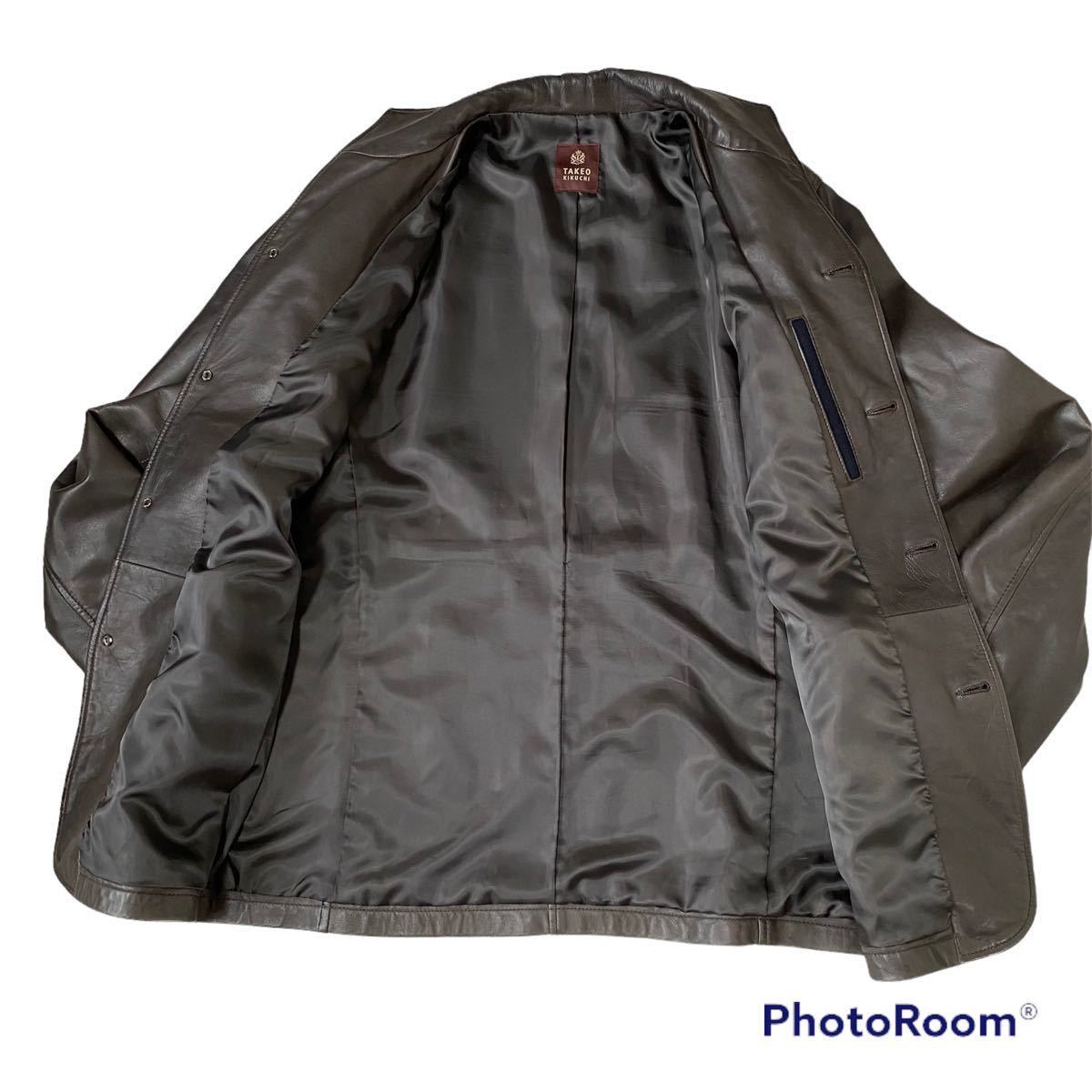 TAKEO KIKUCHI 【極上のラムレザー】 タケオキクチ ラムレザー