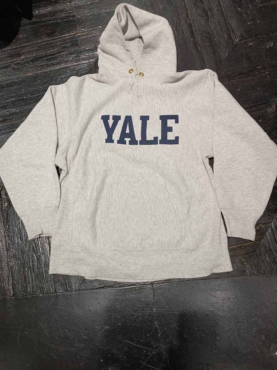 激レア】YALE champion リバースウィーブ 紐付きパーカ トップス