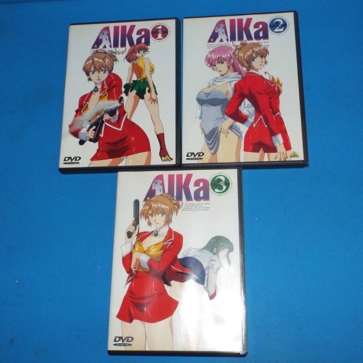 DVD 初回版 AIKa/アイカ DVD COLLECTION 全3巻セット 初回生産特典シースルー・ジャケット仕様 初回封入特典袋とじぎりぎりピンナップ