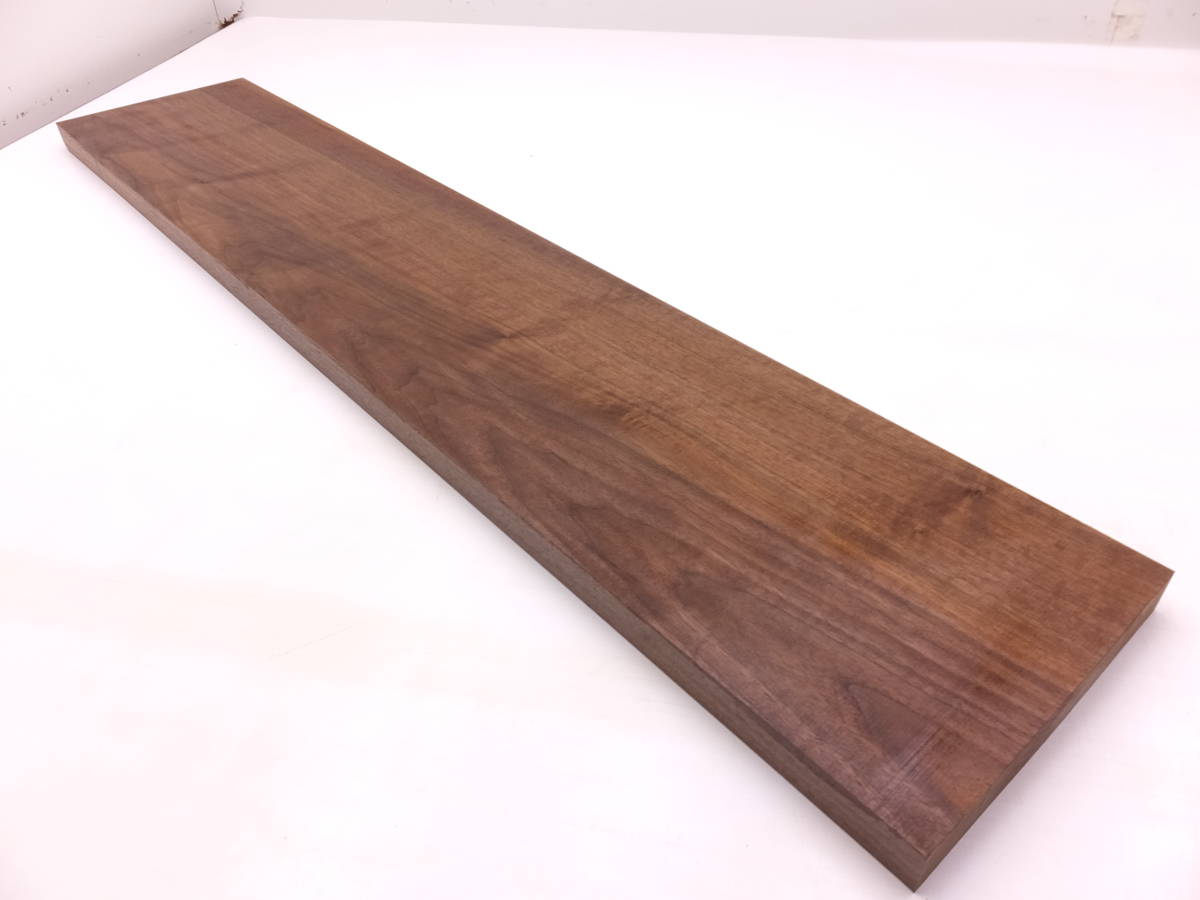 22M99 ウォールナット 1340mm×264mm×34mm 即決 板、シート 材料、素材