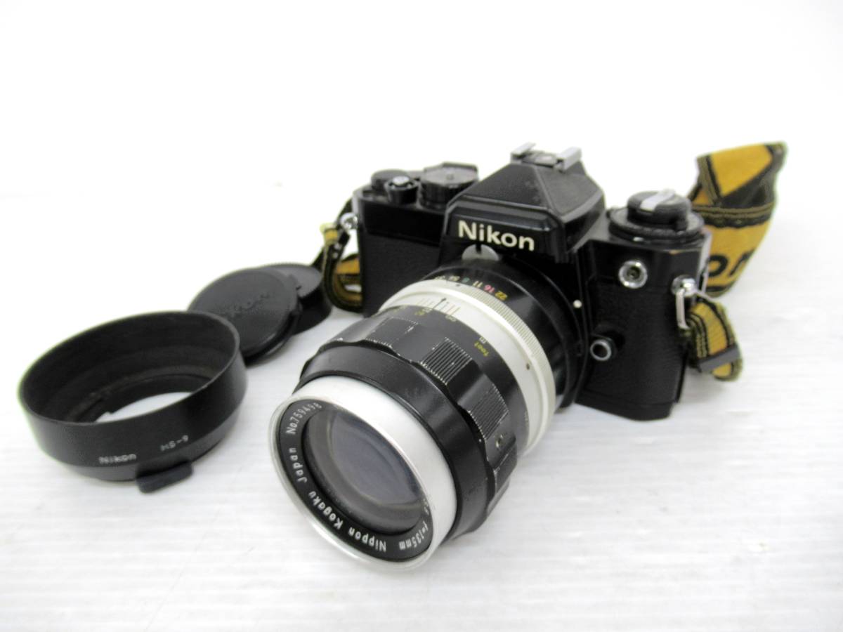 Nikon/ニコン】未①172//FE/ブラック/NIKKOR-Q 1:3.5 f=135mm 135mm