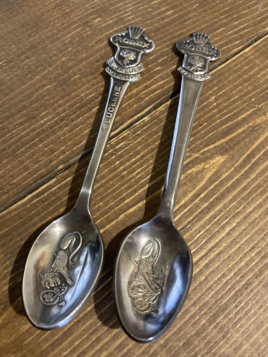 ロレックス スプーン ブッフェラー ノベルティ スプーンリング ROLEX BUCHERER SWITZERLAND ②