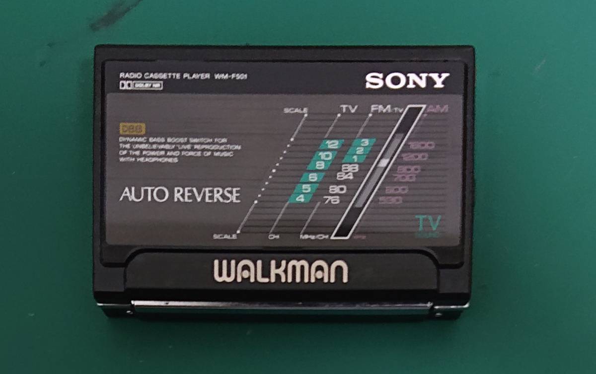 SONY WALKMAN ソニー カセットウォークマン WM-F501 通電可 ジャンク