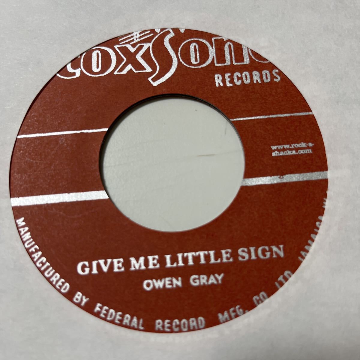 赤字超特価，100%新品 レア Big Tune Give Me Little Sign / Owen Gray(レゲエ)｜売買されたオークション情報、yahooの商品情報をアーカイブ公開 - オークファン レゲエ