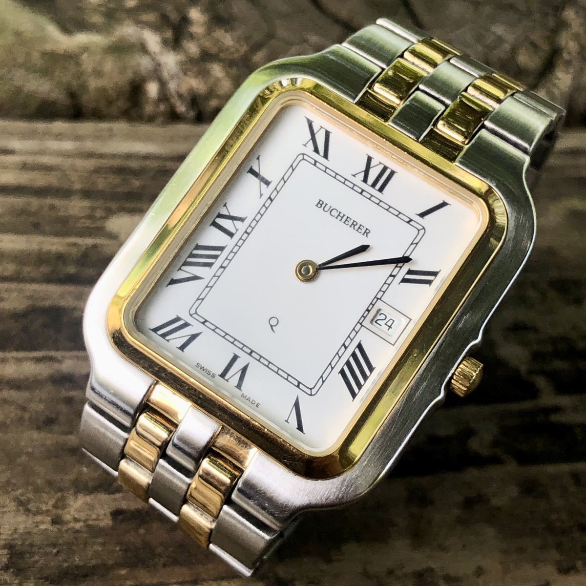 BUCHERER ブッフェラーメンズ腕時計 ⁄ ブッフェラー BUCHERER 長い巻き