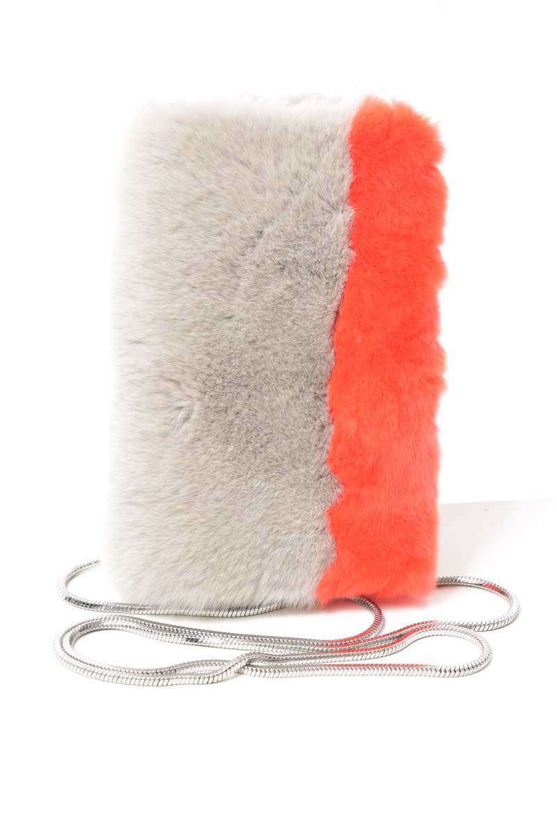 美品 TOFF&LOADSTONE レッキスファー スマートフォン ポシェット - グレー トフアンドロードストーン KL4QS2BA79