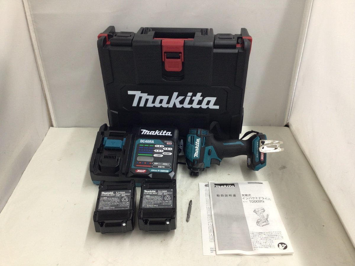 【大人気，SALE】 品 makita マキタ 40v充電式インパクトドライバ 黒 フルセット TD002GRDXB ITHMRED7IMQG(本体)｜売買されたオークション情報、yahooの商品情報をアーカイブ公開 - オークファン インパクトドライバ