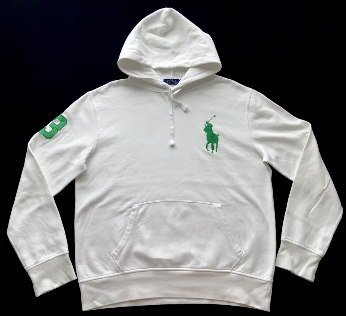 【お得，豊富な】 ポロ ラルフローレン ビッグポニー ナンバリング フーディー スウェット パーカー POLO RALPH LAUREN ホワイト 柳5932(パーカ)｜売買されたオークション情報、yahooの商品情報をアーカイブ公開 - オ 男性用