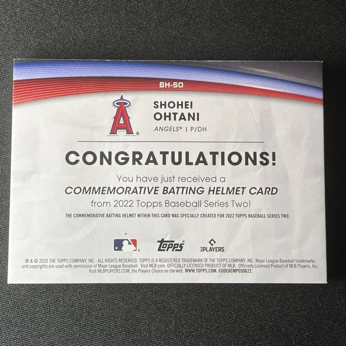 フィルム浮きあり 2022 Topps Series 2 大谷翔平 バッティング