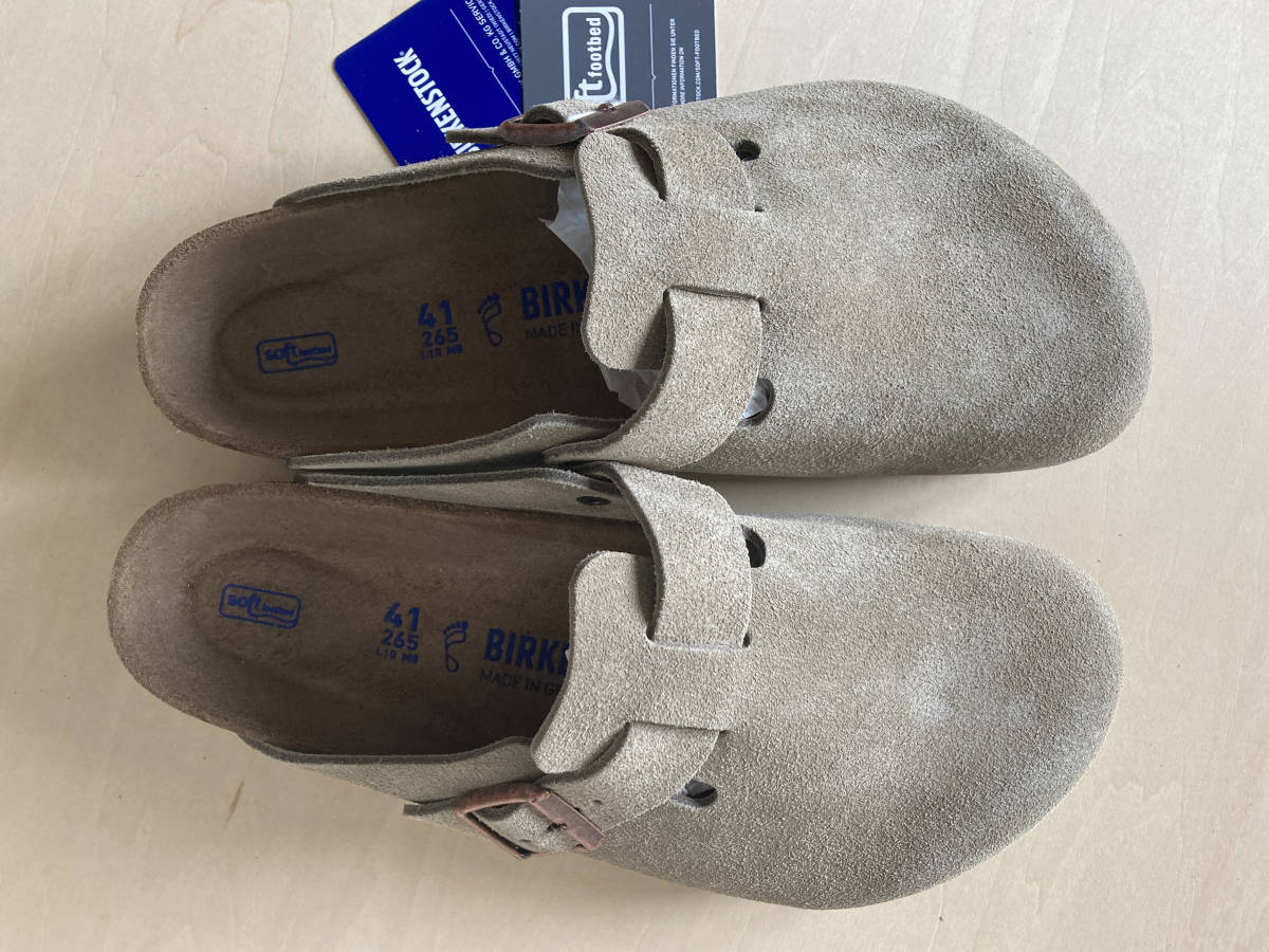 BIRKENSTOCK ボストン　スエード サンダル 41 グレー　トープ BIRKENSTOCK ボストン スエード サンダル 41 グレー トープ 商品の説明