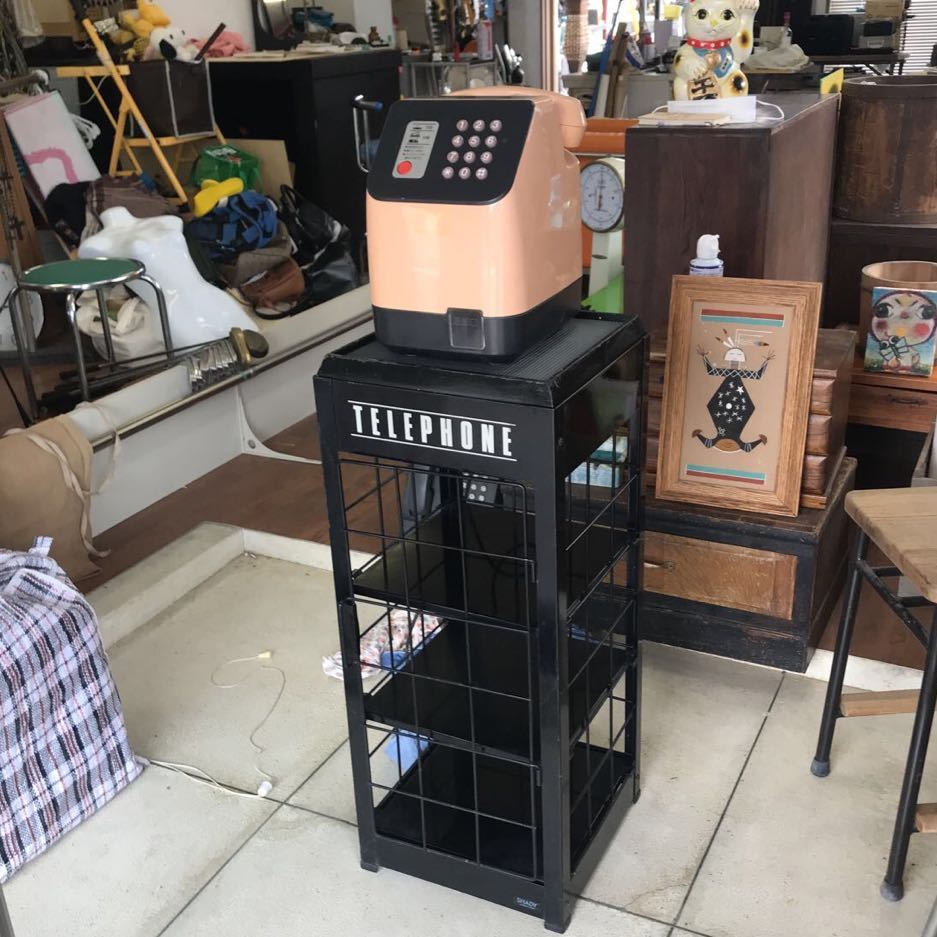 Sold 台 RoomClip（ルーム - 昭和レトロ百貨店 公衆電話台 アド 