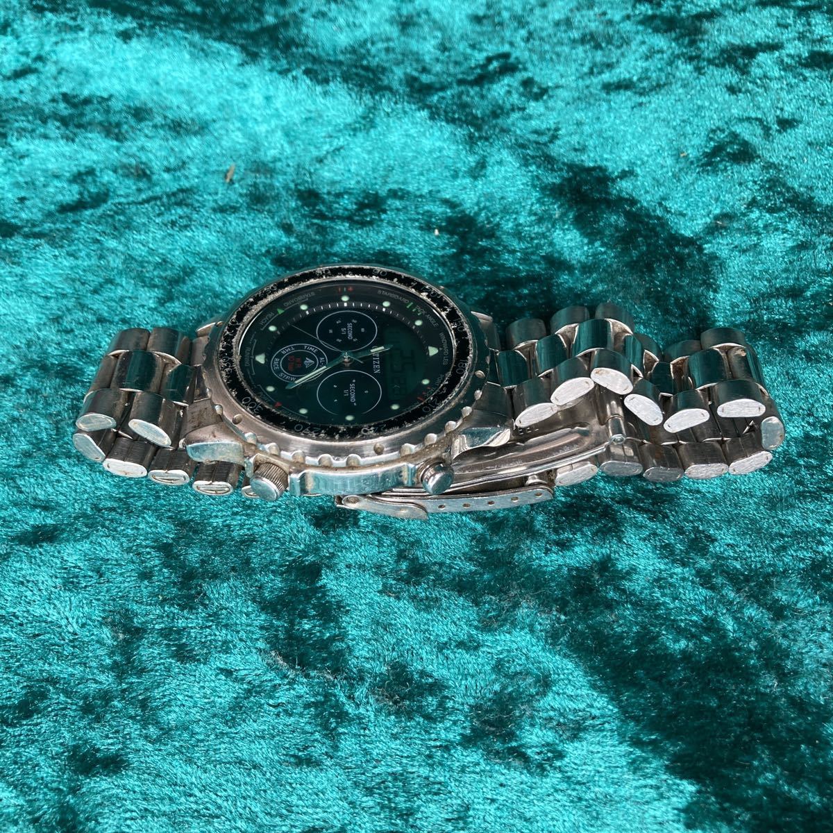 ☆ビンテージ☆CITIZEN☆シチズン☆デジアナダイバー☆可動品☆ 初代の