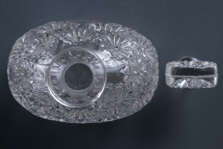 ラリック】『 ルネ・ラリック LALIQUE 「ローズ ROSE」香水瓶 箱付 