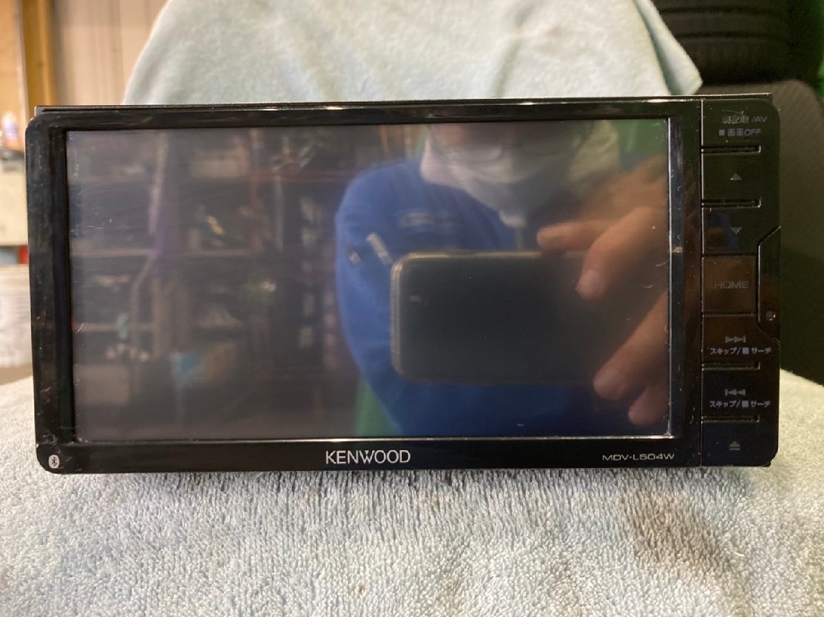 中古ナビ MDV-L504W KENWOOD ケンウッド 地図データ2016年 2017年製 