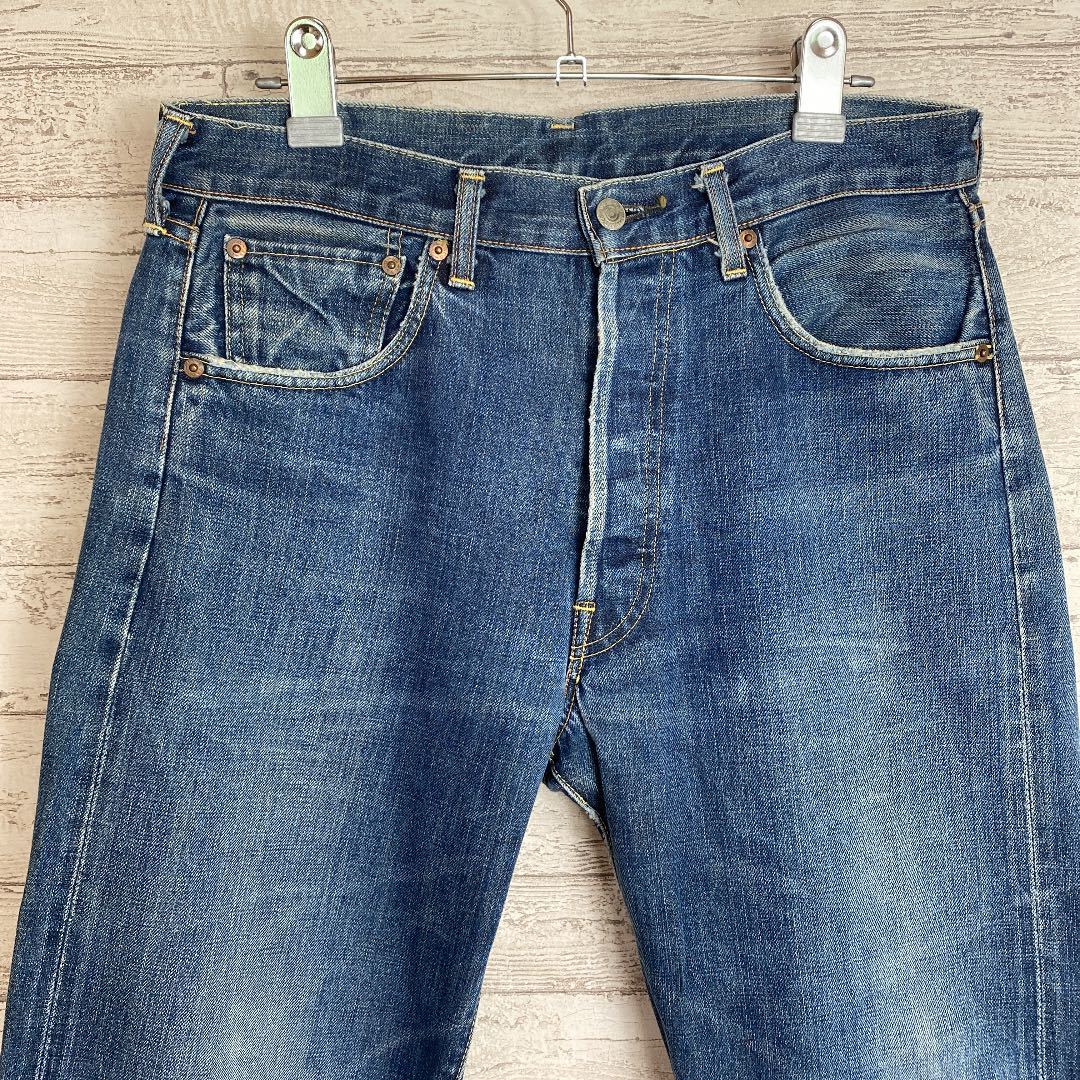 赤字超特価，新品 L.V.C. リーバイス 66501 ジーンズ 501 Levi''s デニム 復刻シリーズ W34 実寸W32&times;28(W34)｜売買されたオークション情報、yahooの商品情報をアーカイブ公開 - オークファン W34
