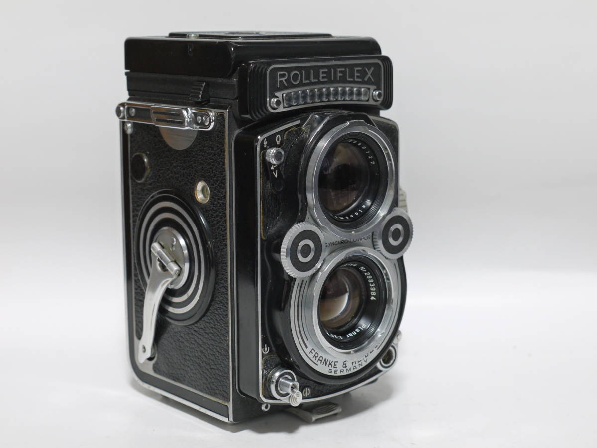 ROLLEIFLEXローライフレックス Planar f3.5 オーバーホール済 ローライフレックス3.5F プラナー75ミリf3.5付 3.5F Planar Rolleiflex