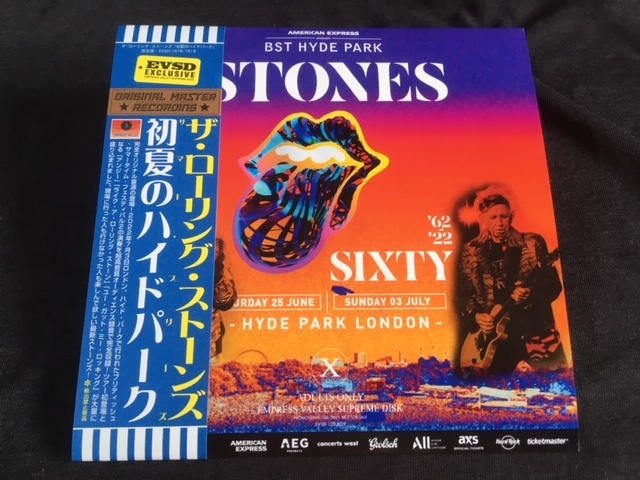 新作，HOT Empress Valley Rolling Stones - 初夏のハイドパーク Summer Breeze フェスティバル2/プレス2CDペーパースリーブ(Rolling Stones)｜売買されたオークション情報、yahooの商品情報をアーカイブ公開 - オークファ R