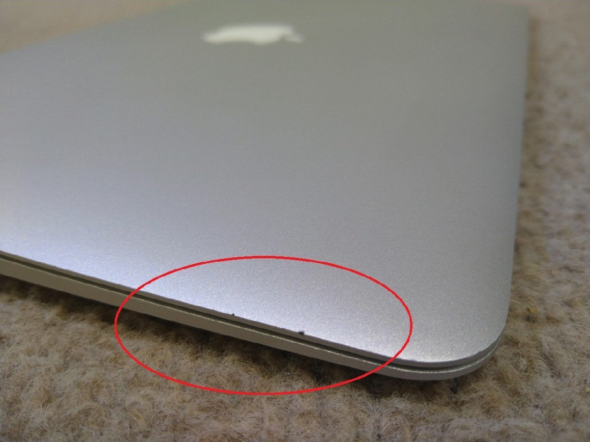 1円 Apple MacBook Air (13.inch Early 2015) 充放電回数：31回 OS 