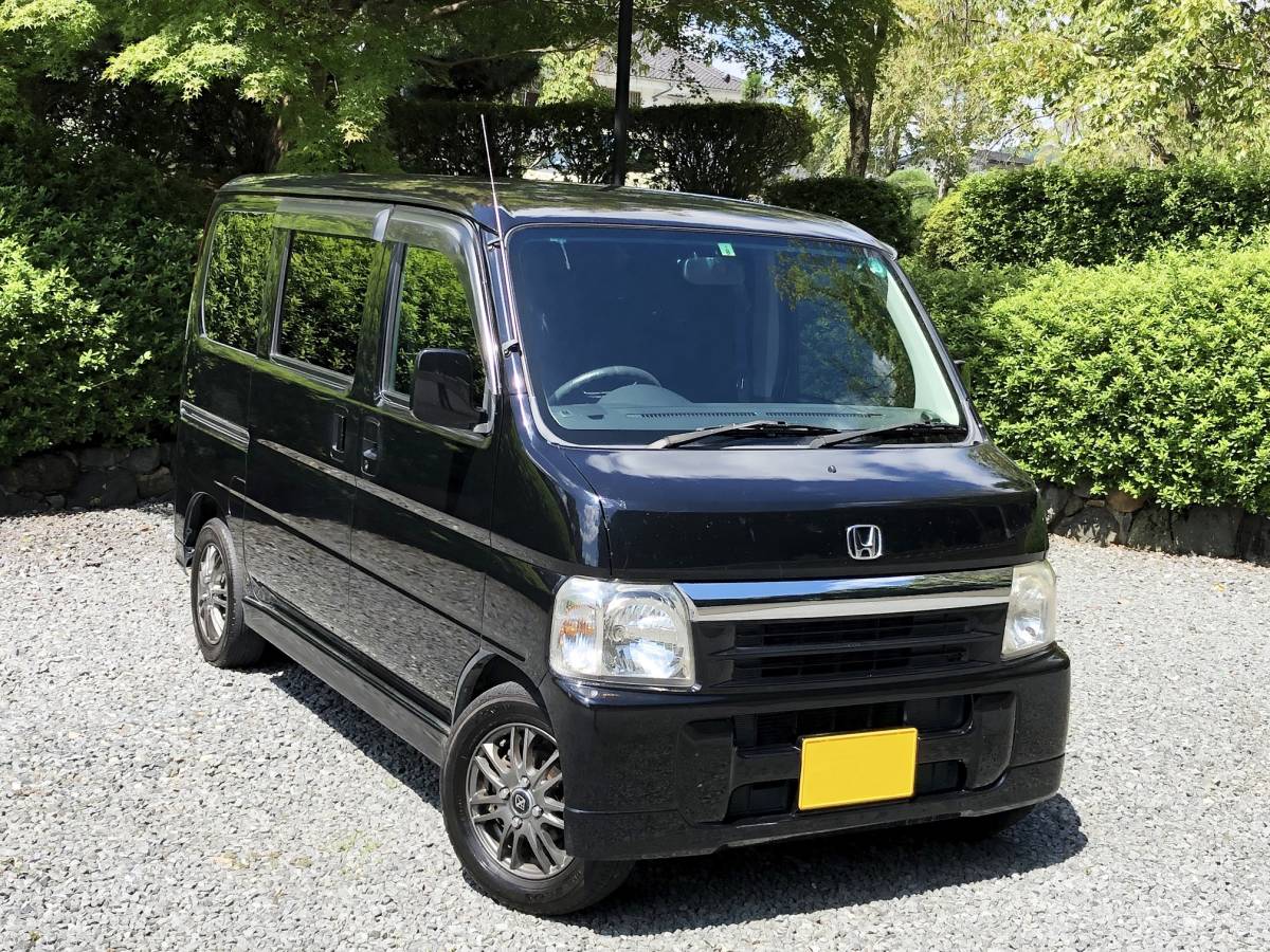 ホンダ バモス ターボ 車検 2年 バモス ホンダ ターボ 売切 L，走行74200KM，車検2年付，エアコン