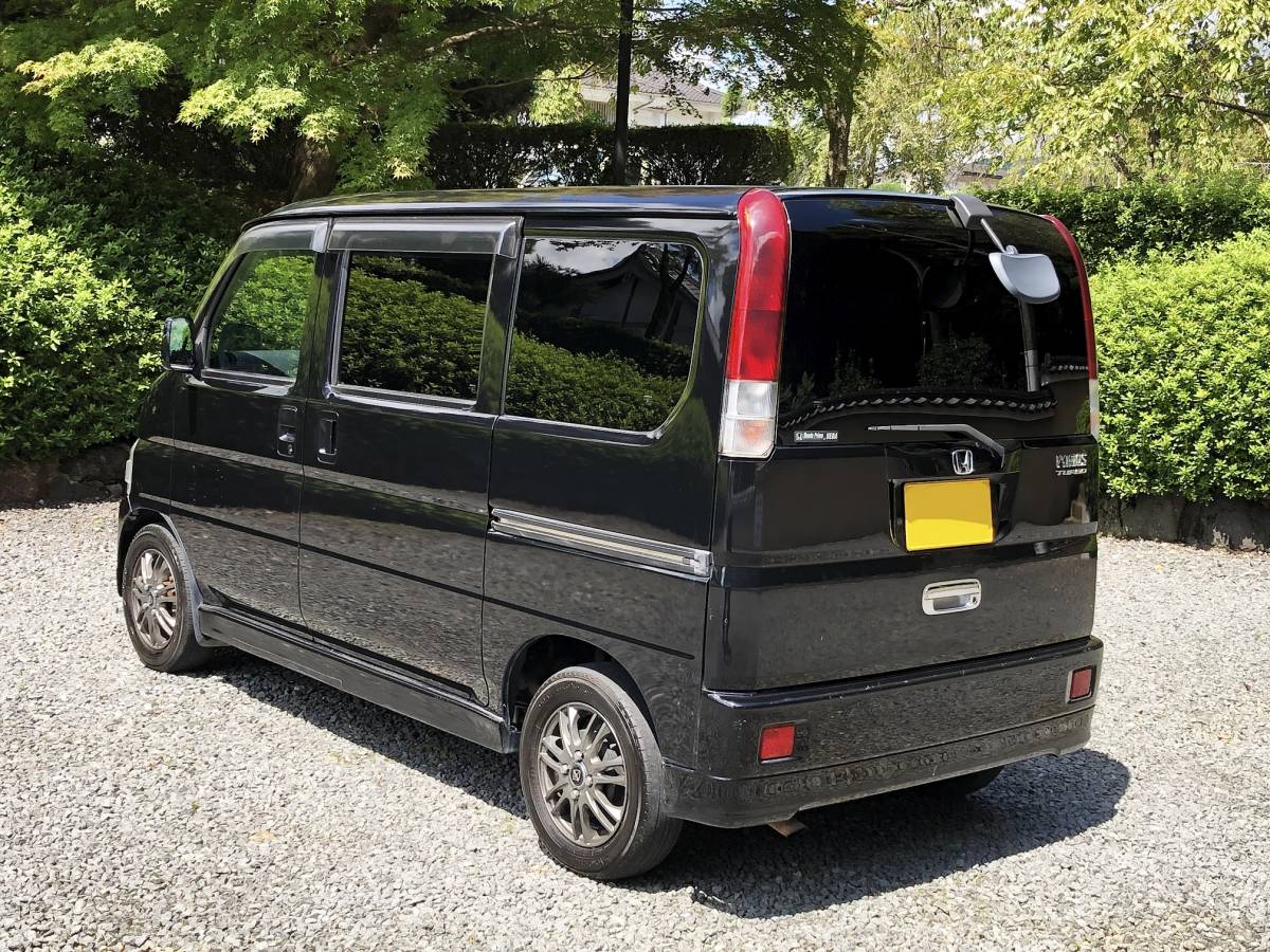 ホンダ バモス ターボ 車検 2年 バモス ホンダ ターボ 売切 L，走行74200KM，車検2年付，エアコン