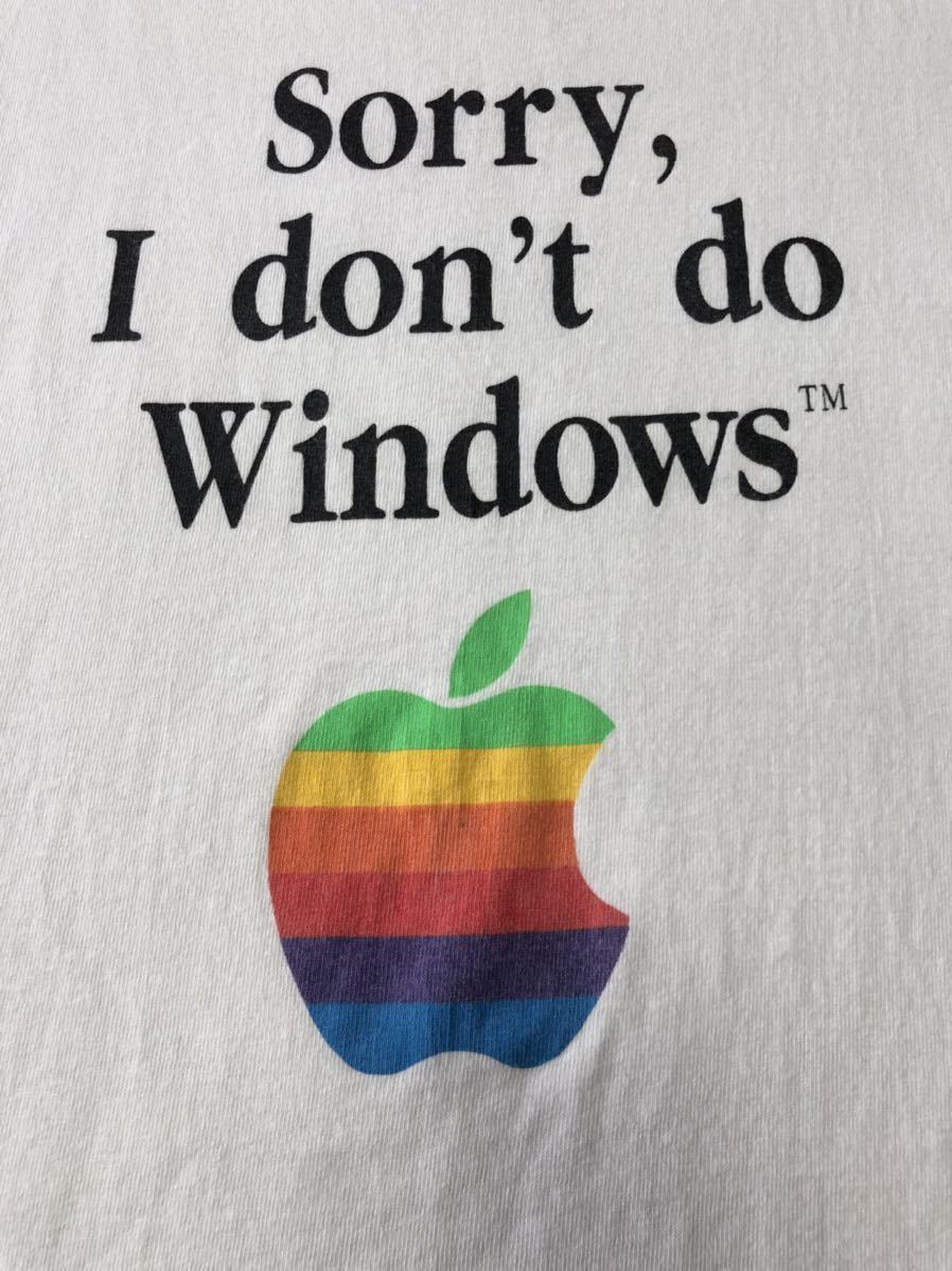 Apple Vintage 90s 90's USA製 – T-Shirt vintage | アップル Black