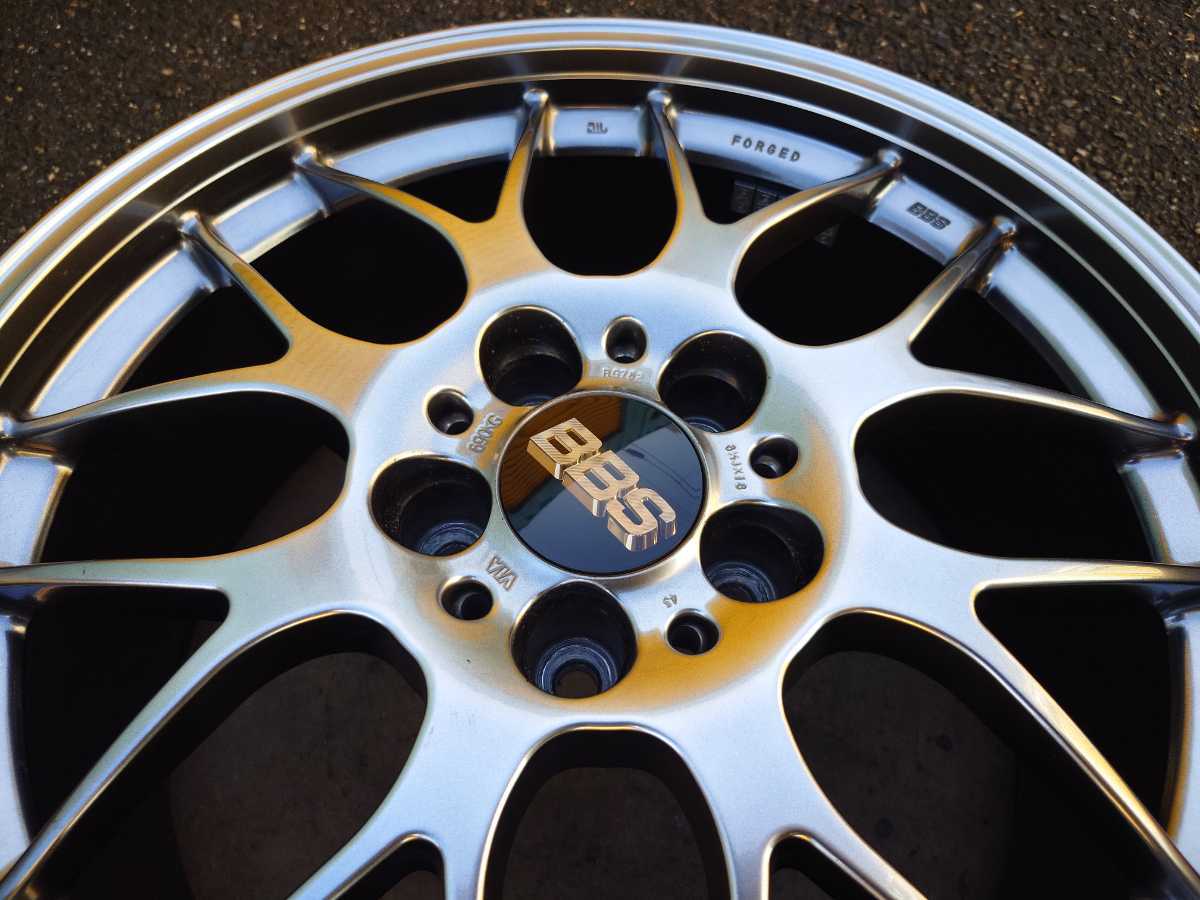 アルファード ヴェルファイア 超美品 鍛造 BBS RG-R DB ダイヤモンド 