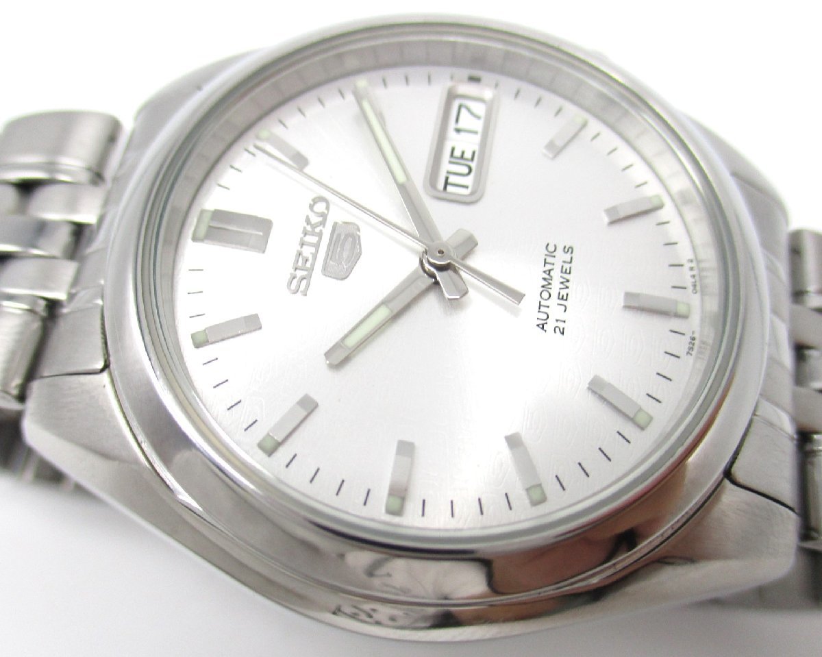 SEIKO seiko5 自動巻き 7s26－01v0の通販 メンズ腕時計 SNK355K1 