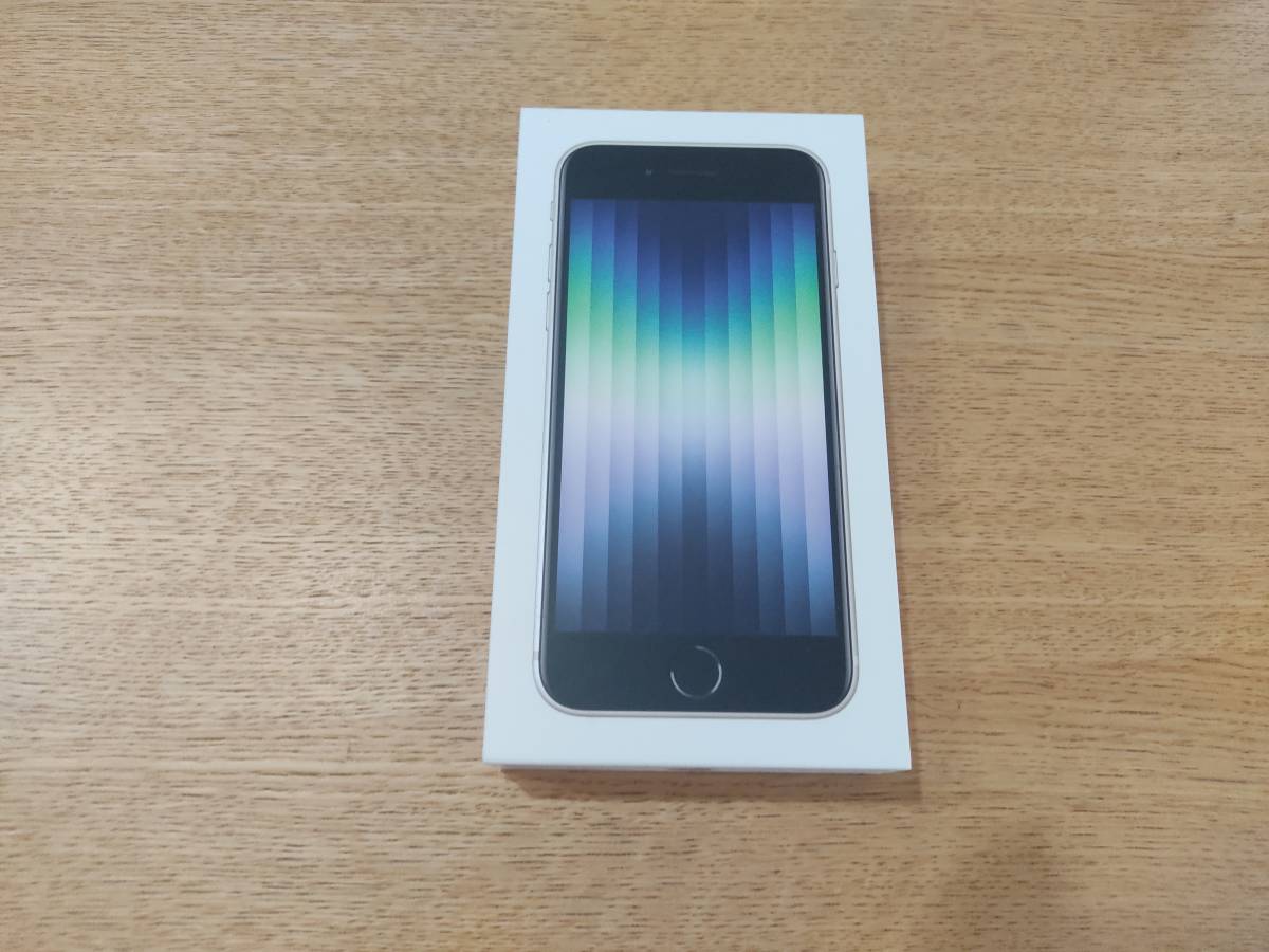 Apple 64GB iPhone スターライト SE 第3世代 iPhoneSE | Starlight (第