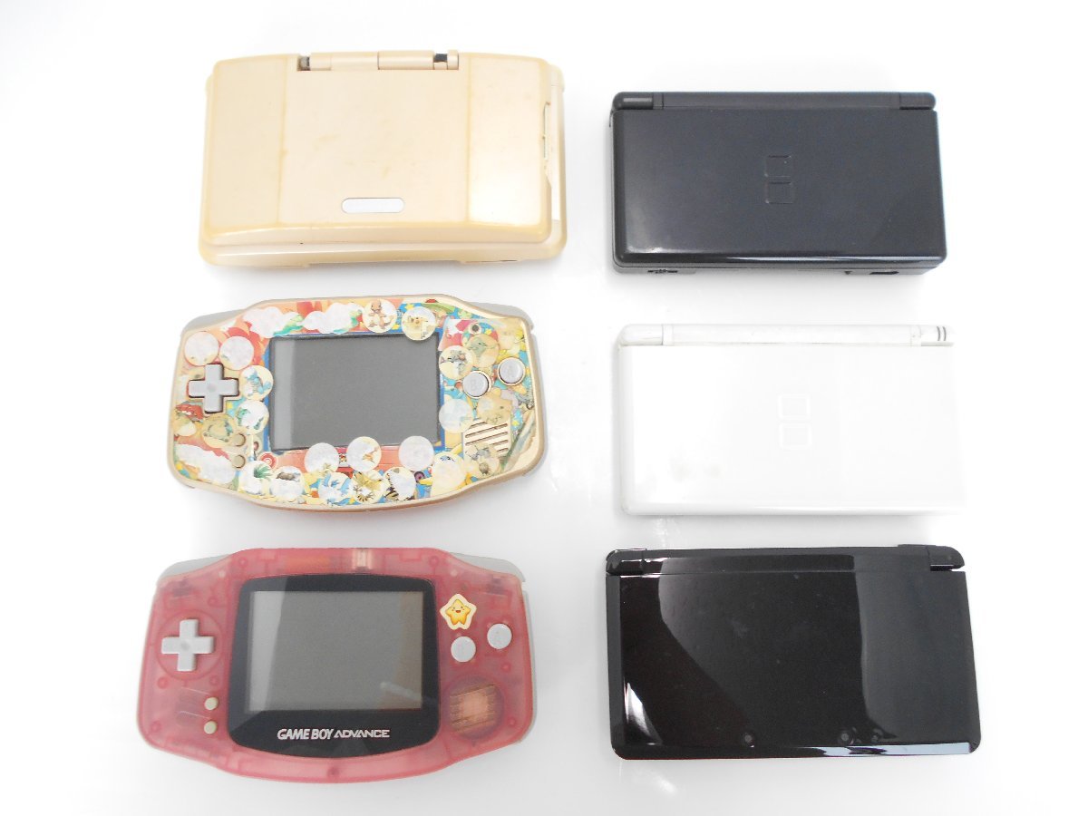 ○Nintendo ゲームボーイアドバンス GBA DS DSLite 3DS 6個 まとめ