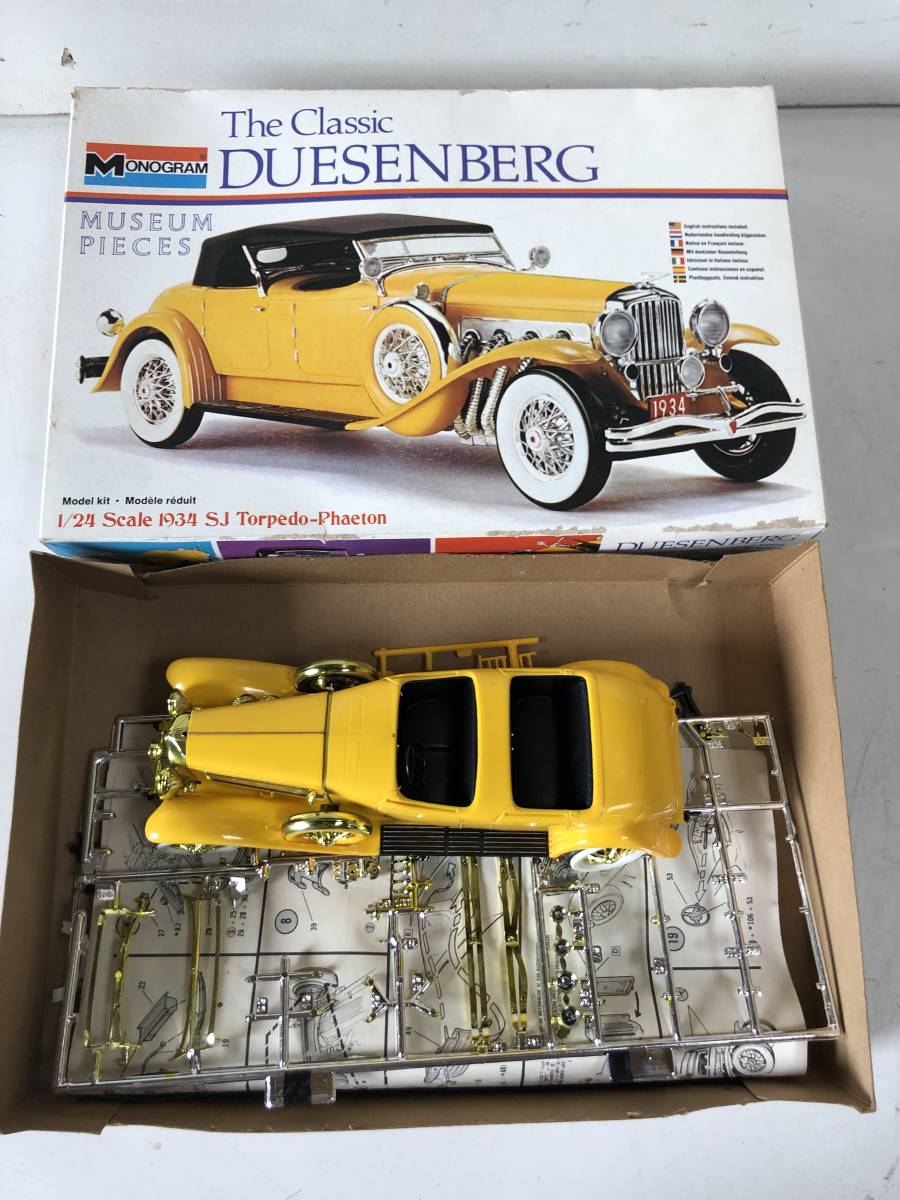 最安値，新品 ④b10 プラモデル 模型 MONOGRAM モノグラム 1/24 The Classic DUESENBERG 1934 SJ Torpedo-Phaeton 8201 車 組み立て途中 ジャンク(自動車)｜売買されたオークション情報、yahooの商品情報をアーカイブ公開 - オー その他