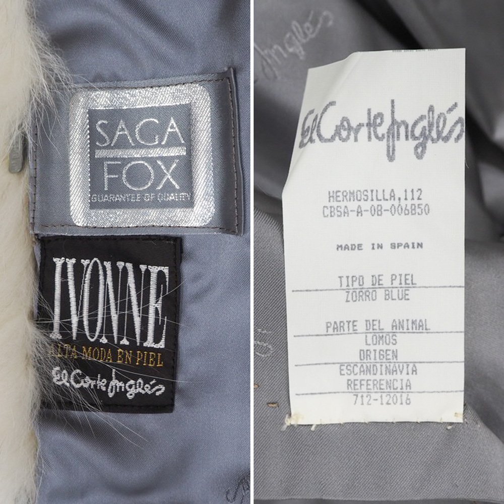 お値打ち品【 ￥1000～ / 銀 SAGA FOX / IVONNE / スペイン製 】高級 