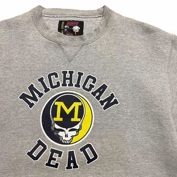 人気定番，定番人気 USA製 Grateful Dead 1989 TOUR MICHIGAN DEAD ヴィンテージ スウェット グレイトフルデッド ツアー Tシャツ 前V ミリタリー バンド(Lサイズ)｜売買されたオークション情報、yahooの商品情報をアーカイブ Lサイズ