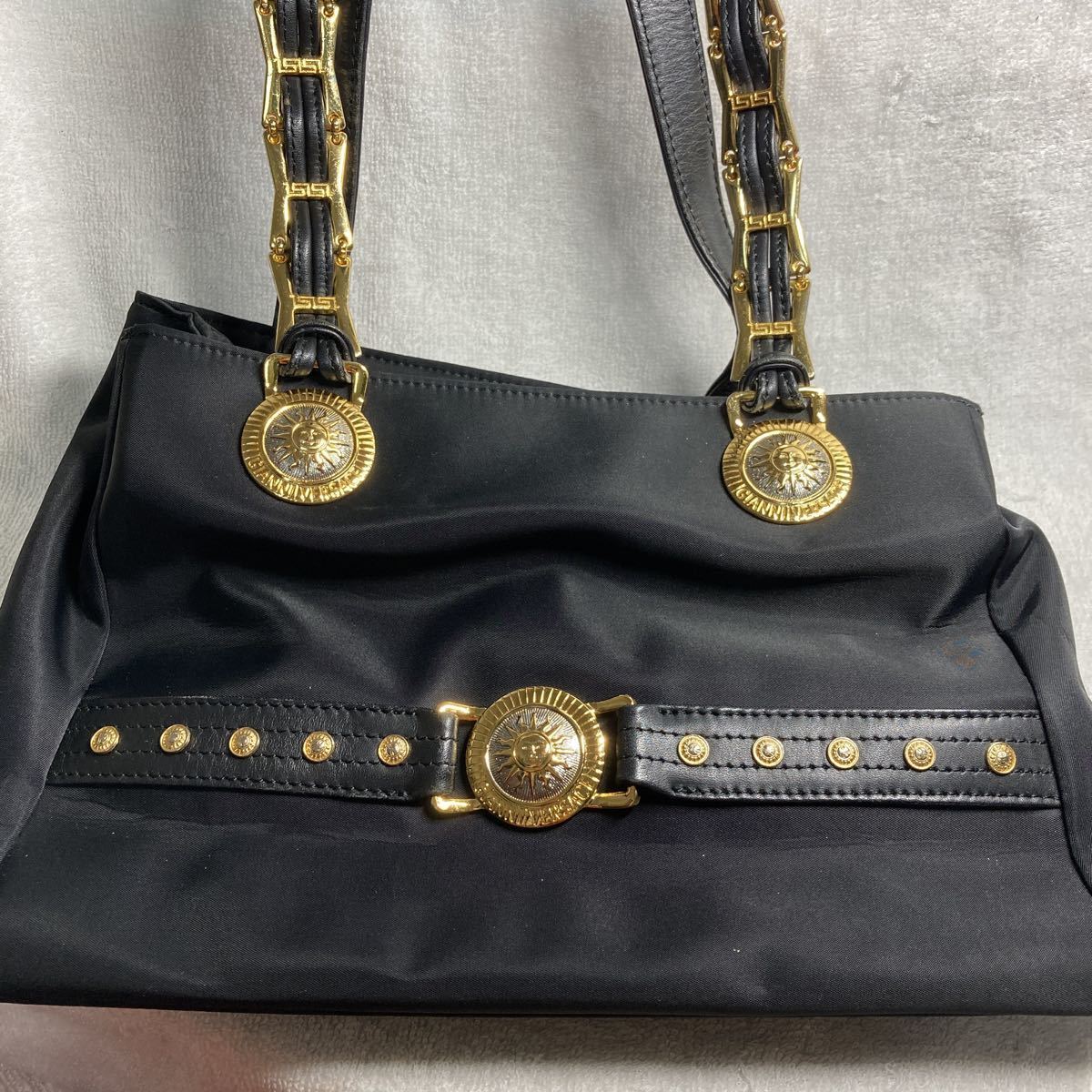美品 ジャンニヴェルサーチ ハンドバッグ トートバッグ 03-22061006