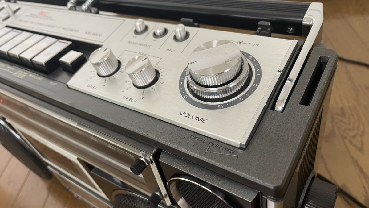 SANYO MR9600 大型ラジカセ 良品レストアベース オペアンプ boom box