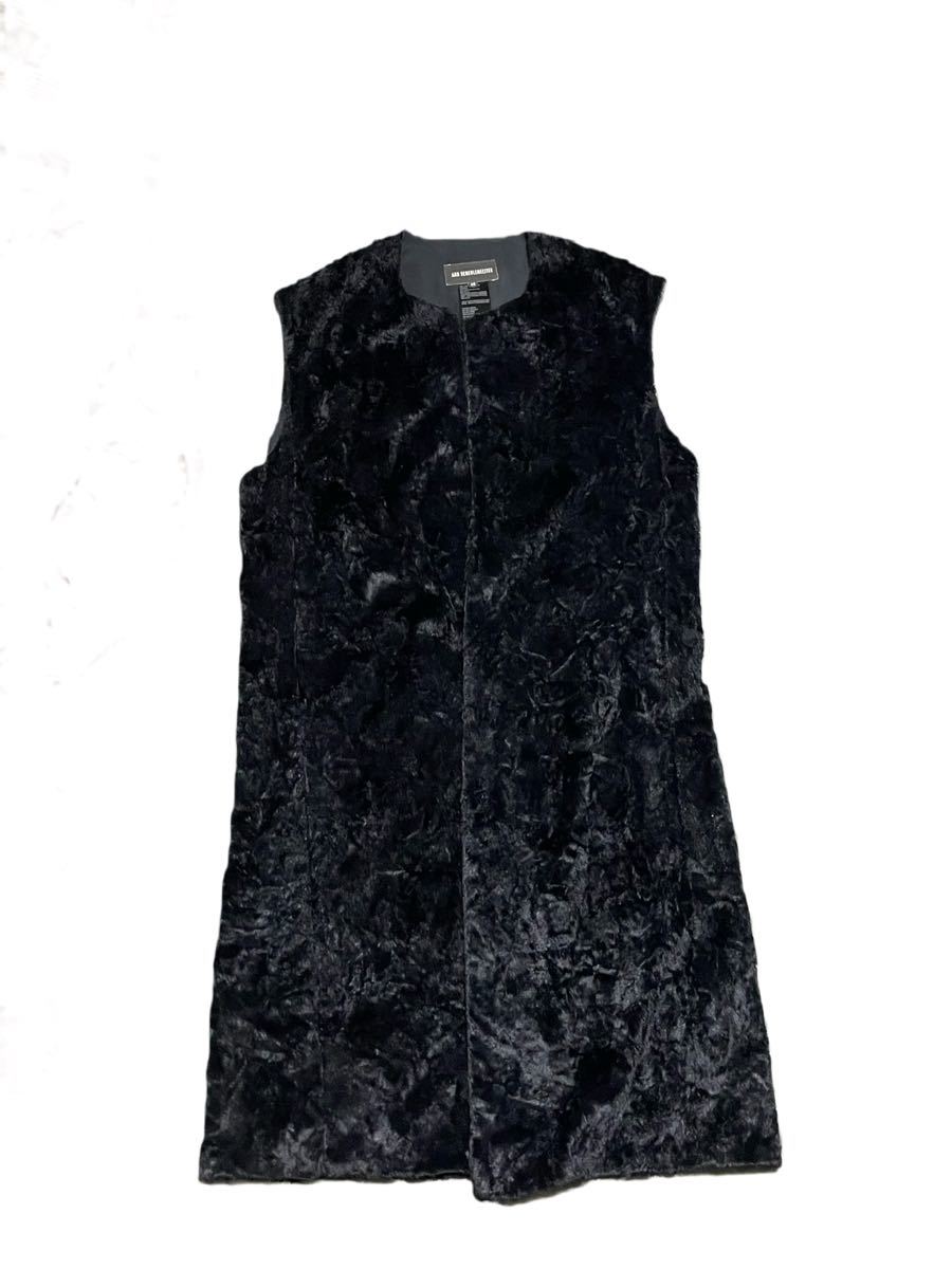 【100%新品，豊富な】 ann demeulemeester アンドゥムールメステール レザー ベスト ファー モヘア ニット シャツ ジャケット ロングベスト ノースリーブ(男性用)｜売買されたオークション情報、yahooの商品情報をアー 男性用
