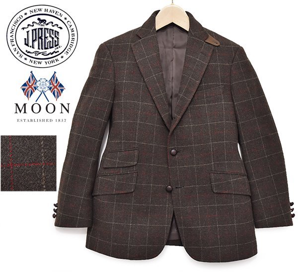 定価8万円 日本製 ジェイプレス【J.PRESS】PRESSCLUSIVE 英国MOON生地 