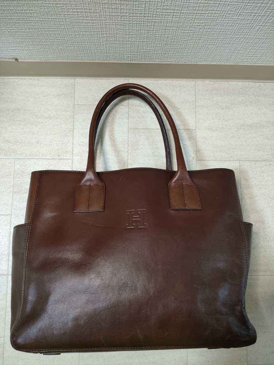  イタリア製 ヒロフ HIROFU トートバッグ - レザー 色:茶 本革 通勤 通学(ヒロフ)｜売買されたオークション情報、yahooの商品情報をアーカイブ公開 - オークファン ヒロフ