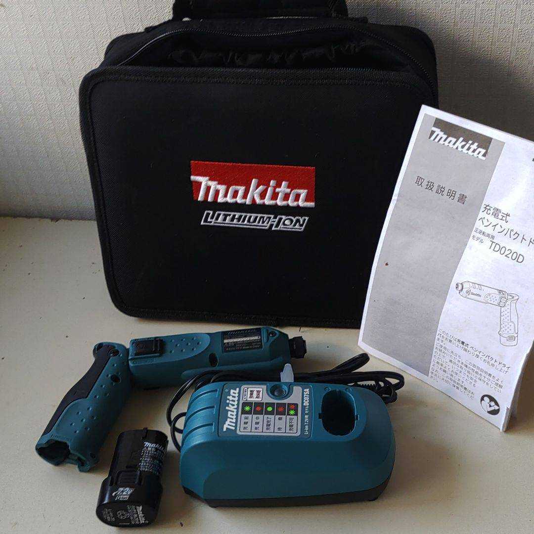 【人気定番，お得】 マキタ 充電式ペンインパクトドライバ TD020D 充電器 ケース付(その他)｜売買されたオークション情報、yahooの商品情報をアーカイブ公開 - オークファン その他