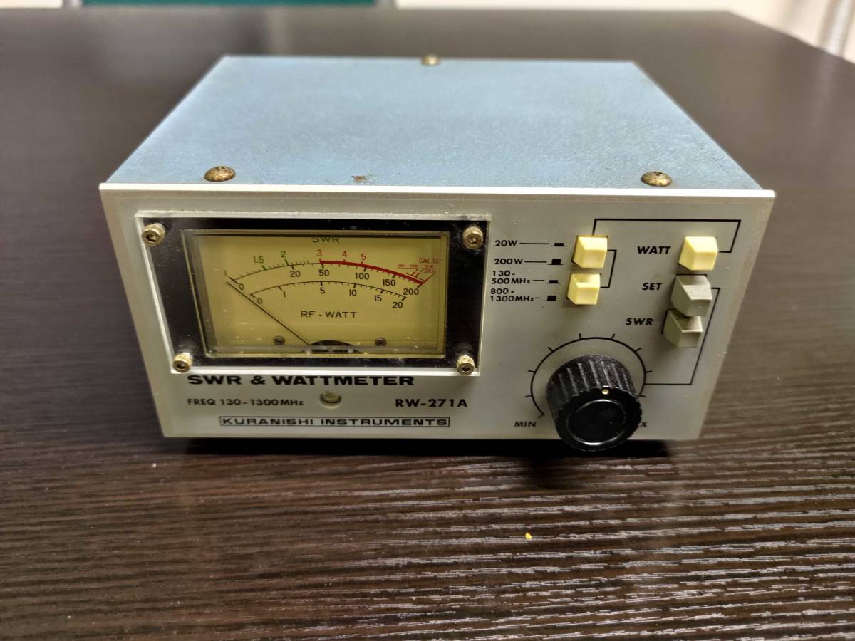 Yahoo!オークション - クラニシ RW271W SWR& パワー計 130