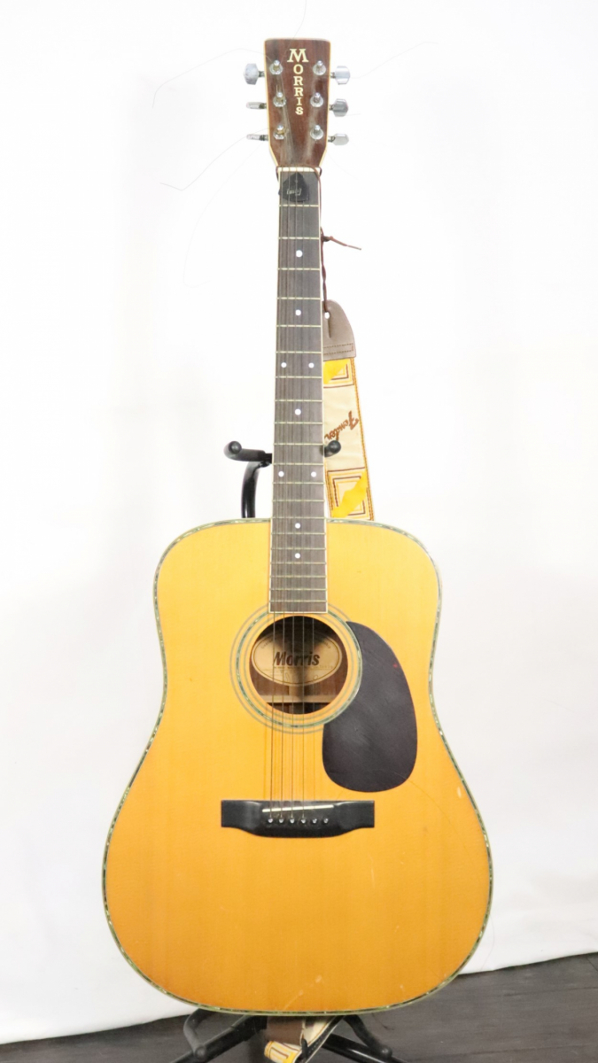 ト滝】 Morris モーリス W-35 アコースティックギター アコギ 縦ロゴ