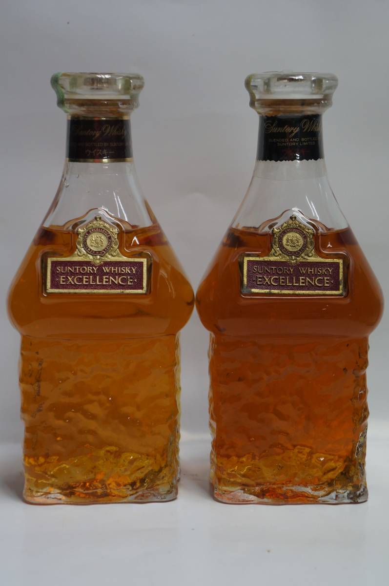 (古酒)サントリーウイスキーエクセレンス　箱あり サントリー古酒エクセレンス2本セット サントリー エクセレンス