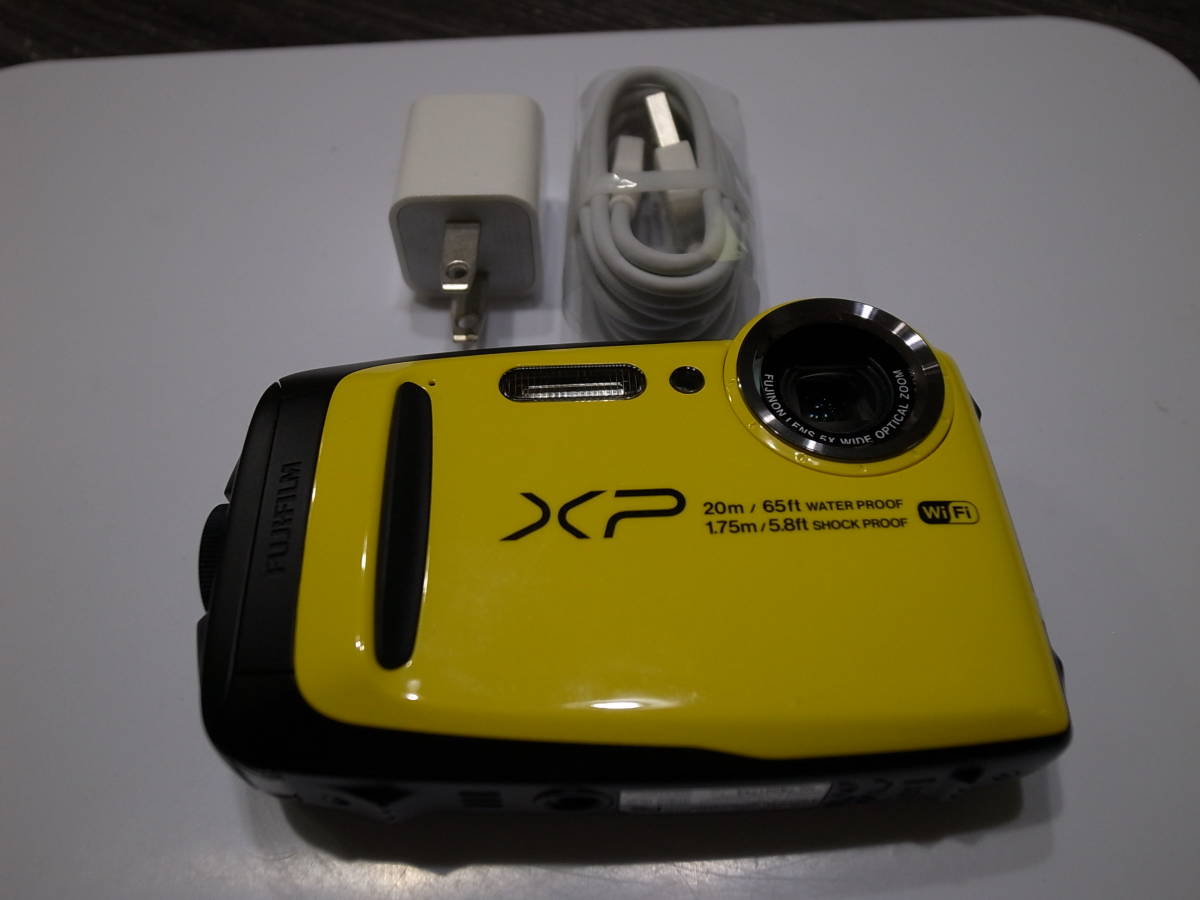 富士フィルム FINEPIX XP120 イエロー ② /20m防水・Wi-Fi・1.75m耐