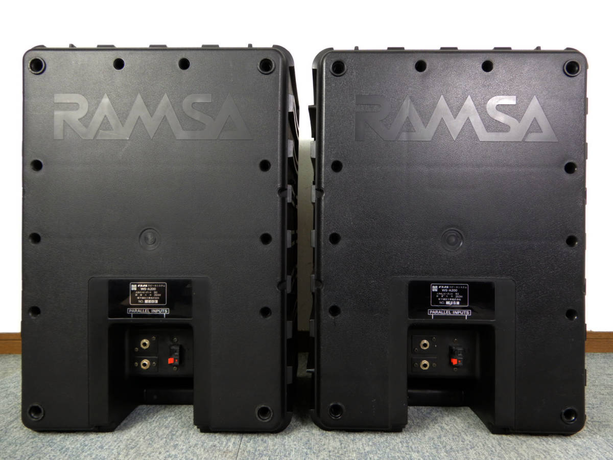 RAMSA ◇ ラムサ 2ウェイモニタースピーカー WS-A200 ブラケット付き 