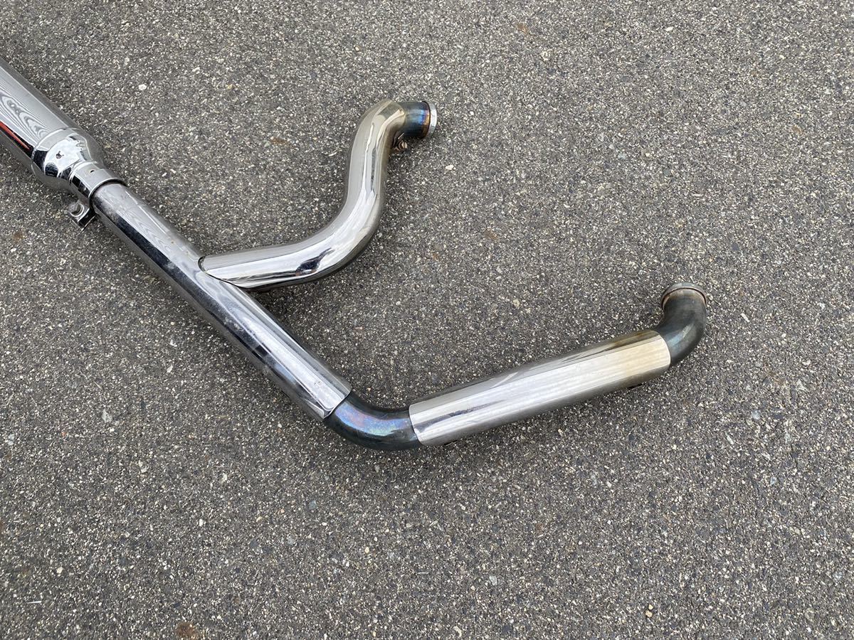 ハーレー ソフテイル系 フィッシュテール 2イン1 検索 EVO TC88 キャブ
