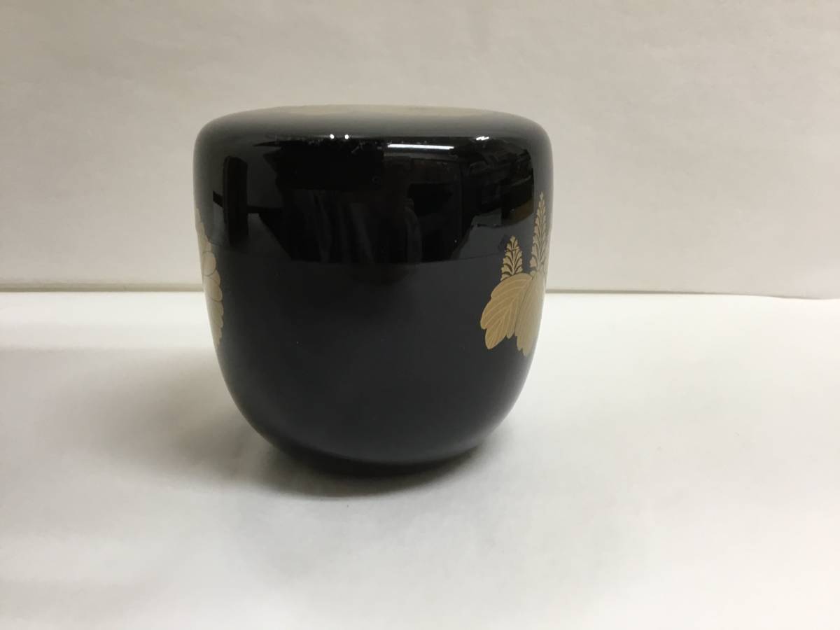 茶道具 黒真塗 大棗 菊桐蒔絵(高台寺) 自呂作 公式通販