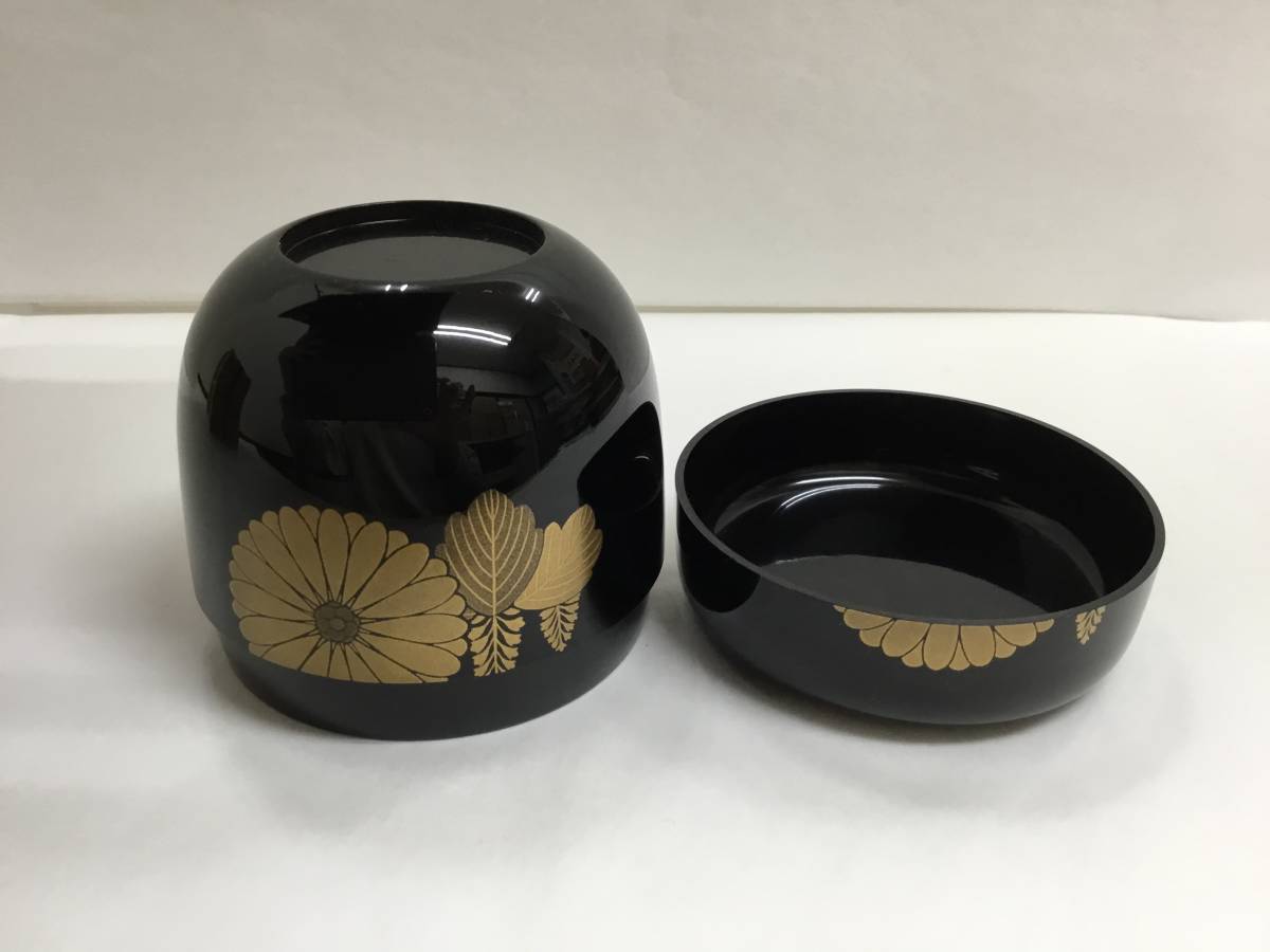 茶道具 黒真塗 大棗 菊桐蒔絵(高台寺) 自呂作 公式通販