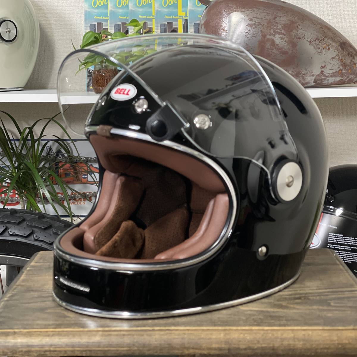中古美品☆BELL Bullitt ベル ブリット フルフェイスヘルメット グロス 