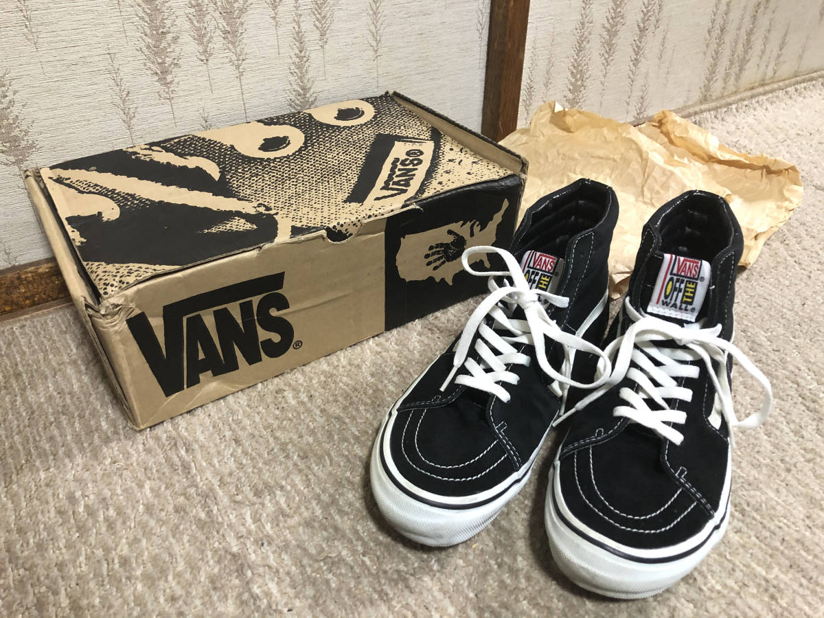 限定セール，品質保証 OFF THE WALL VANZ/バンズ 靴/スニーカー Sk8-Hi V38-38 USA：11.0/UK：10.0/EUR：45.0 箱付き(バンズ)｜売買されたオークション情報、yahooの商品情報をアーカイブ公開 - オークファン バンズ